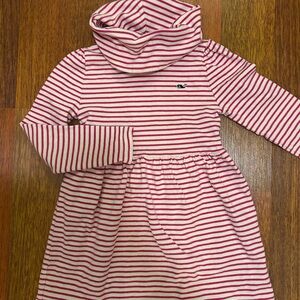 Vineyard Vines Pink Striped Dress